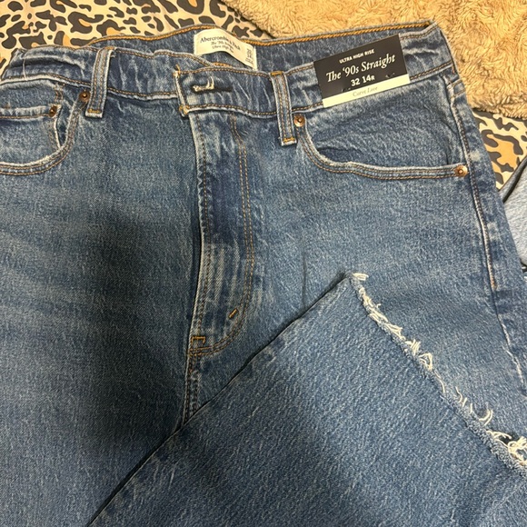 90s straight curve Love Abercrombie jeans - Picture 1 of 2